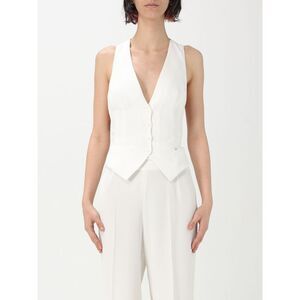 Elisabetta Franchi Waistcoat Woman White